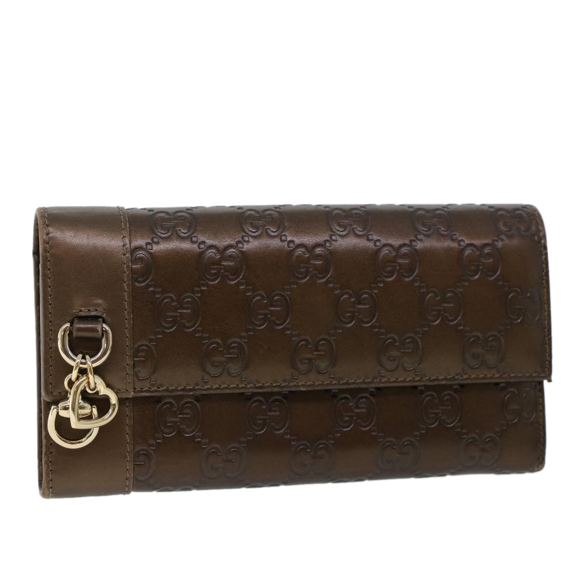 Luxury Gucci GG Canvas Guccissima Long Wallet Brown 274430  ep1661