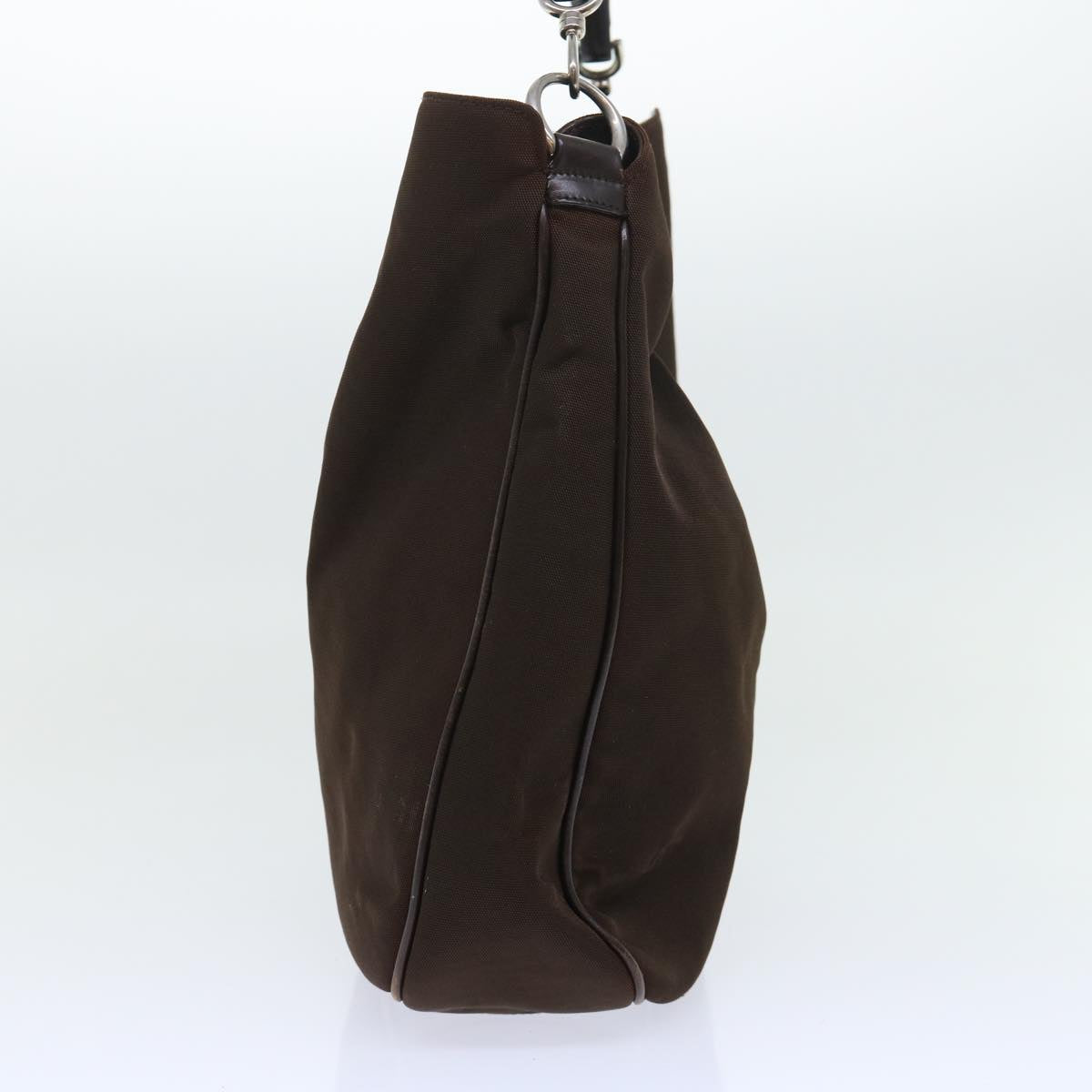 Luxury Gucci Bamboo Shoulder Bag Nylon Brown 001 1577 1781  ep1693