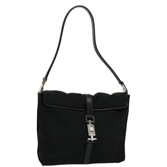 Luxury Gucci Jackie Shoulder Bag Canvas Leather Black 001 3734 001998  ep1701