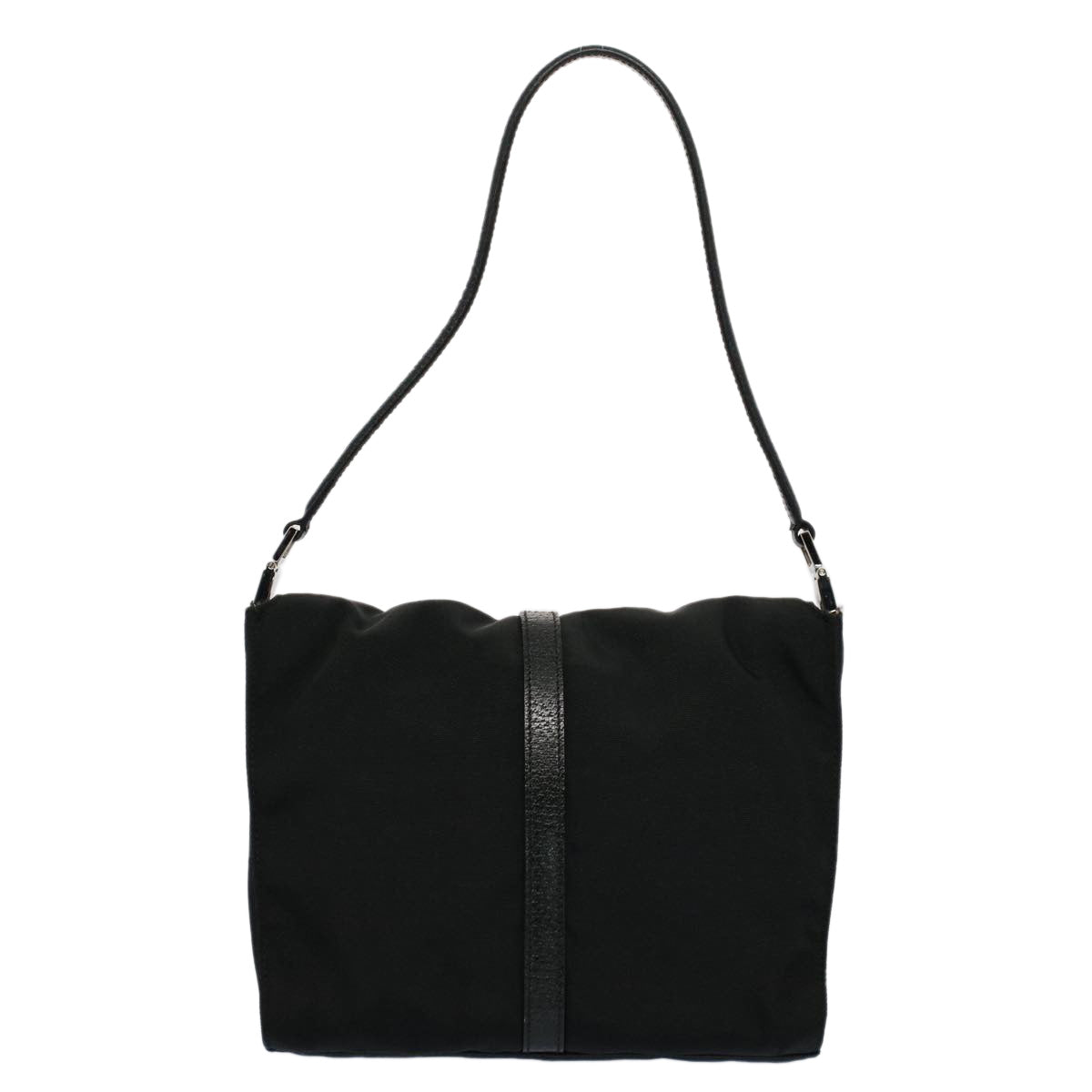 Luxury Gucci Jackie Shoulder Bag Canvas Leather Black 001 3734 001998  ep1701
