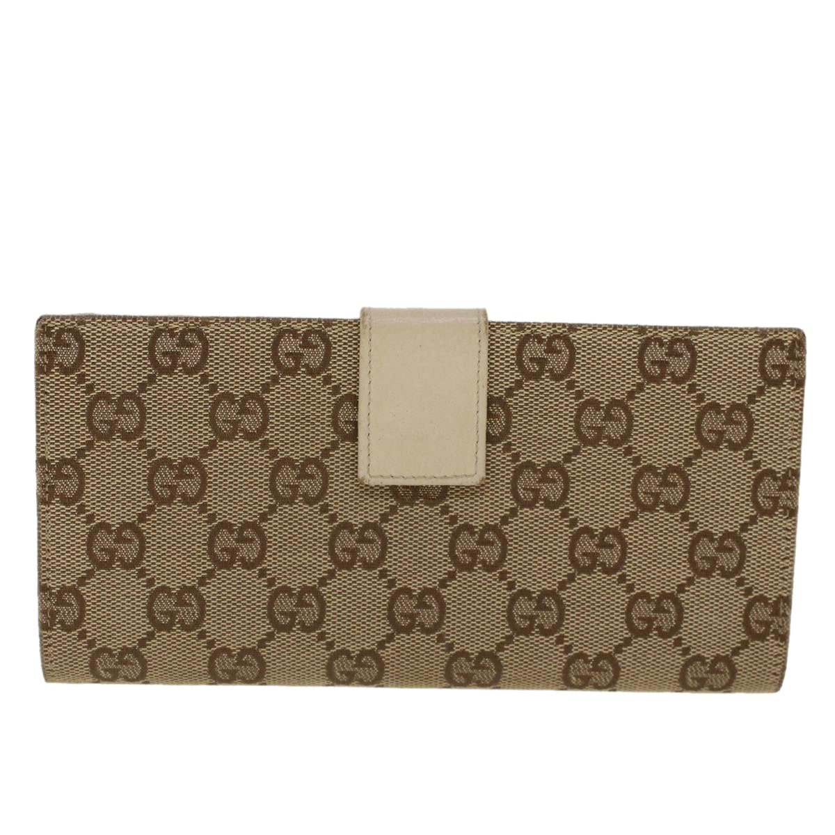 Luxury Gucci GG Canvas Long Wallet Beige 120931  ep1722