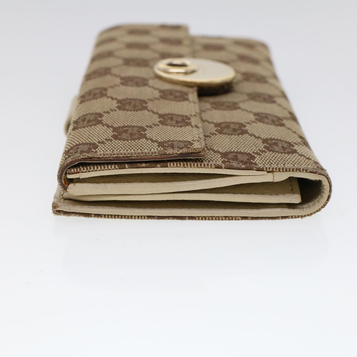 Luxury Gucci GG Canvas Long Wallet Beige 120931  ep1722