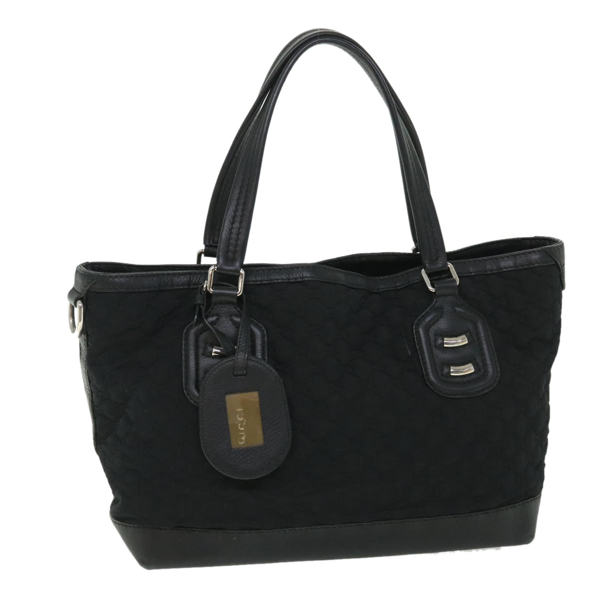 Luxury Gucci GG Canvas Tote Bag Black 241101  ep1802