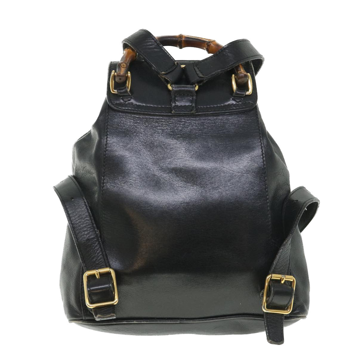 Luxury Gucci Bamboo Backpack Leather Black 003 2058 0030  ep1813