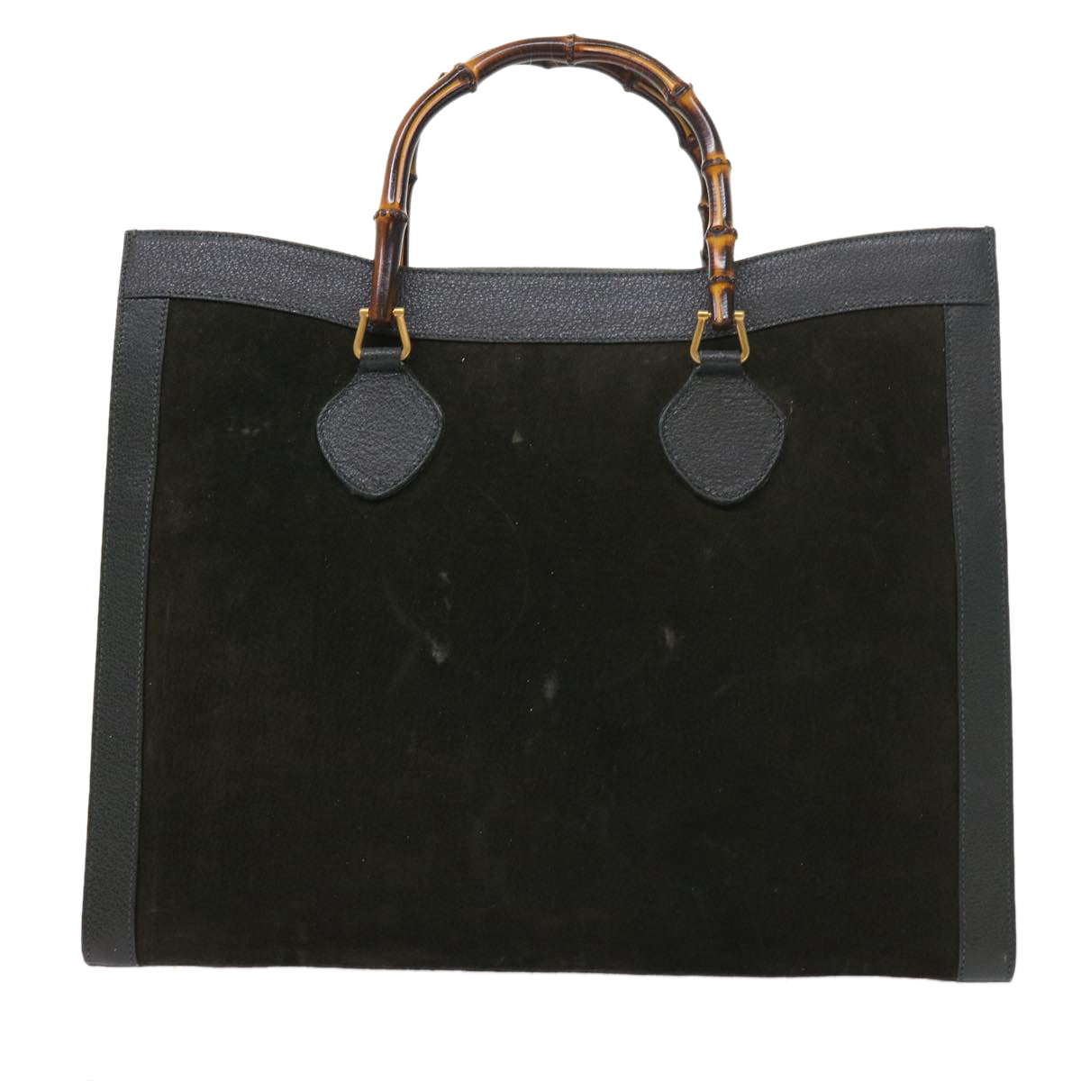 Luxury Gucci Bamboo Hand Bag Leather Green 002 1186 0259  ep1822