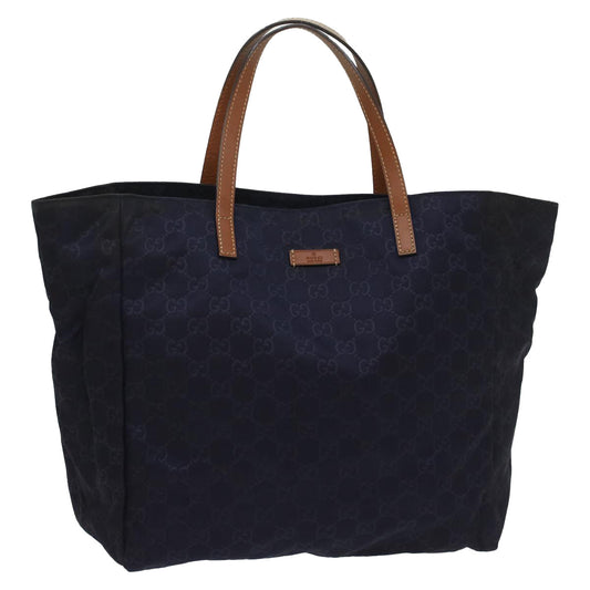 Luxury Gucci GG Canvas Tote Bag Navy 282439  ep1826