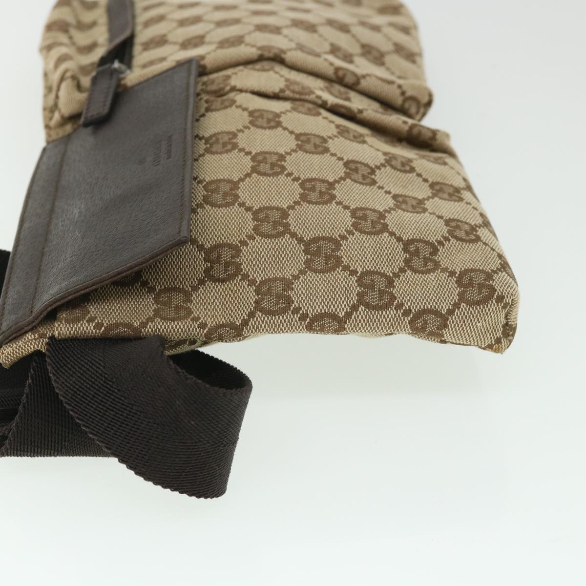 Luxury Gucci GG Canvas Waist bag Beige 28566  ep1843