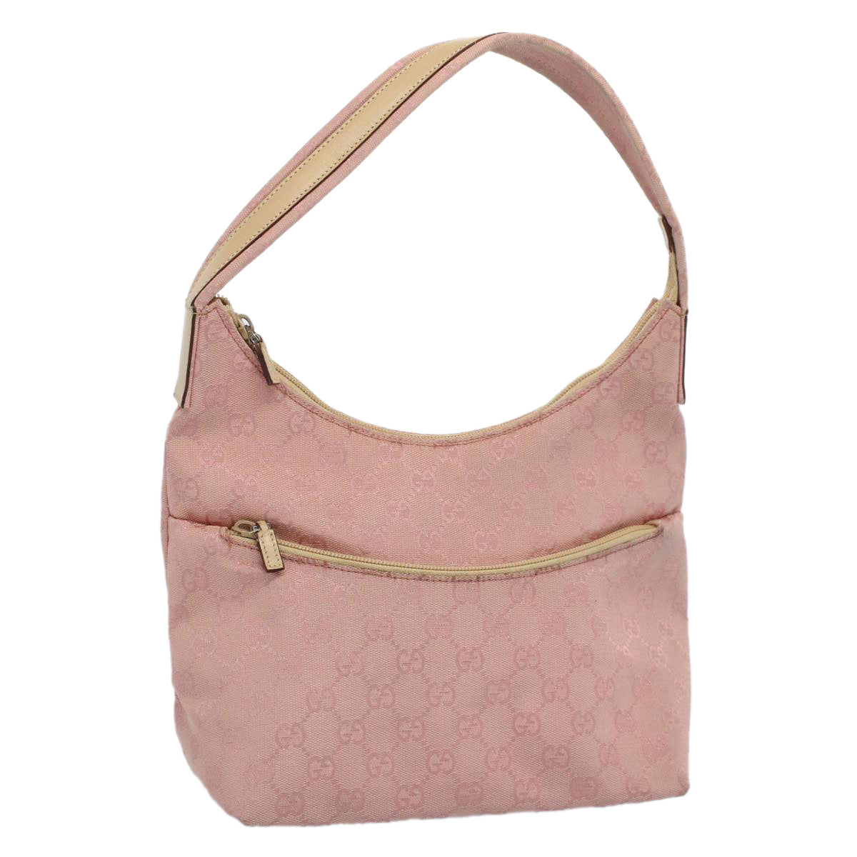 Luxury Gucci GG Canvas Shoulder Bag Pink 001 3386  ep1845