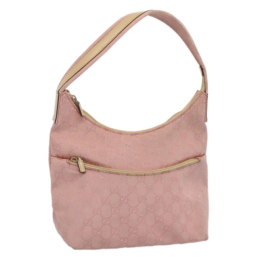 Luxury Gucci GG Canvas Shoulder Bag Pink 001 3386  ep1845