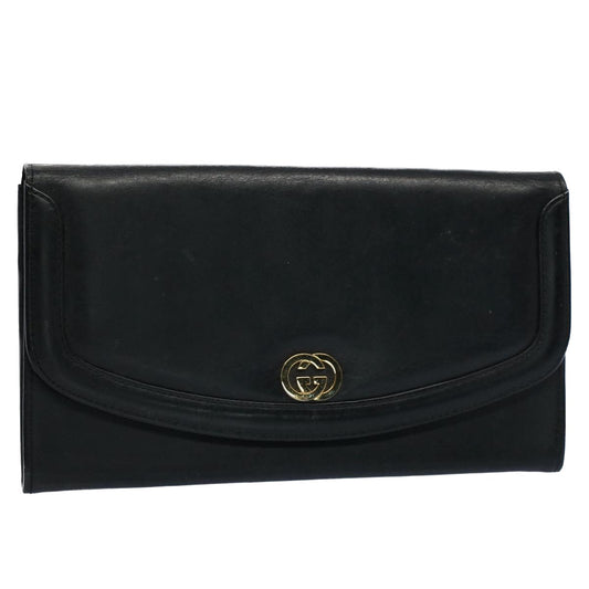 Luxury Gucci Clutch Bag Leather Black  ep1846