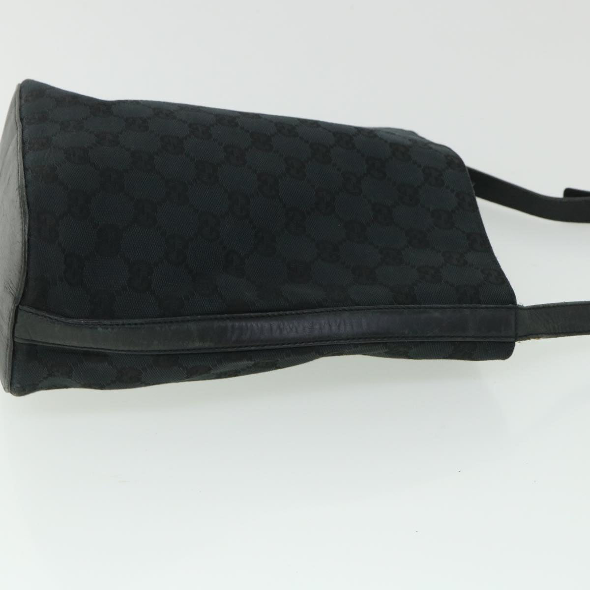 Luxury Gucci GG Canvas Shoulder Bag Black 001 4286  ep1868