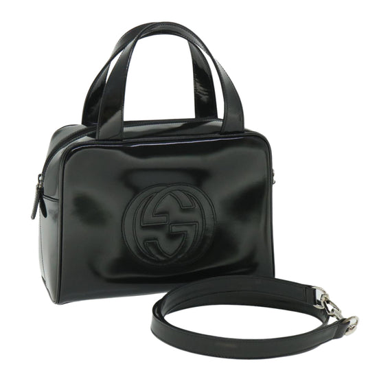Luxury Gucci Hand Bag Leather 2way Black 000 1274 0505  ep1869