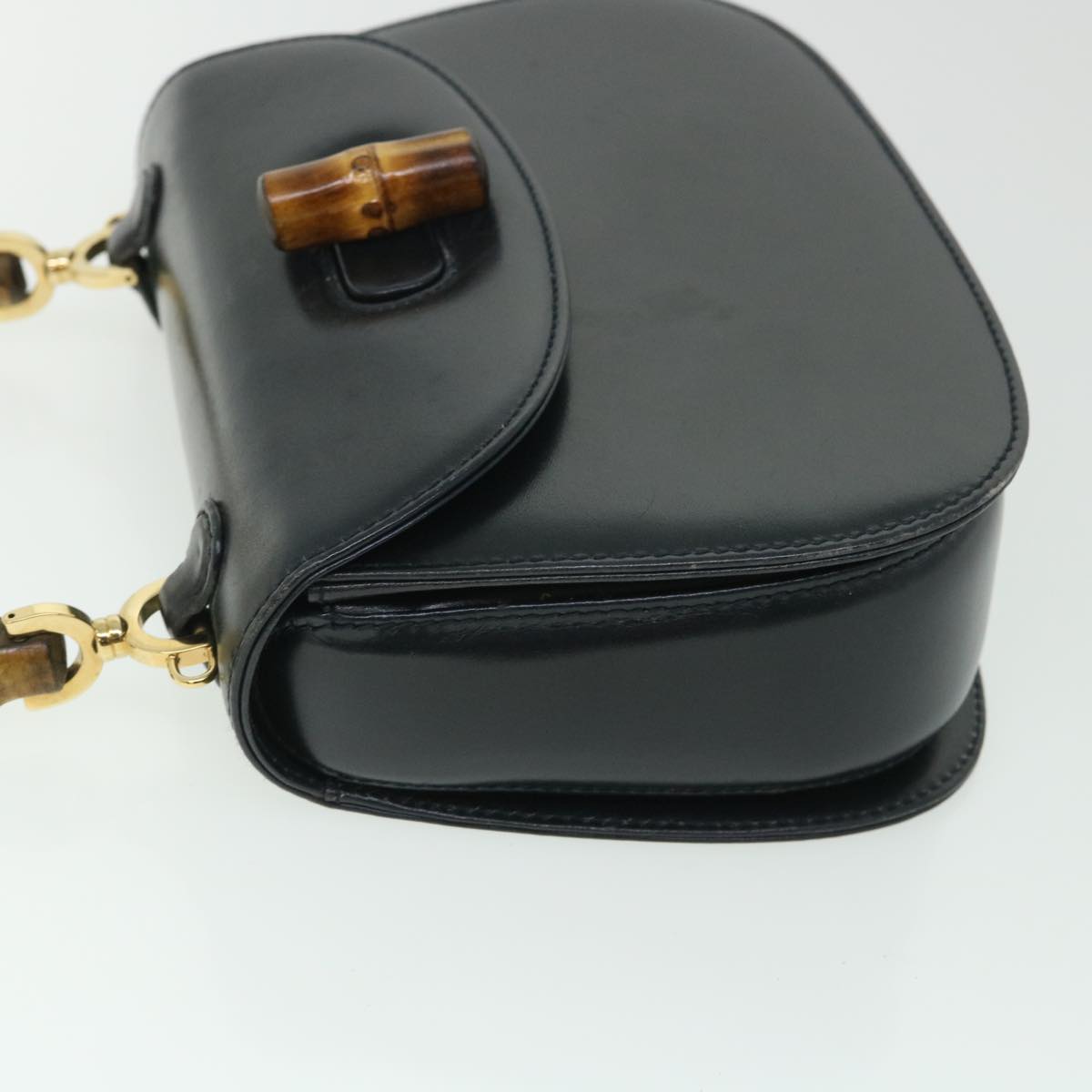 Luxury Gucci Bamboo Hand Bag Leather Black 000 2040 0188  ep1870
