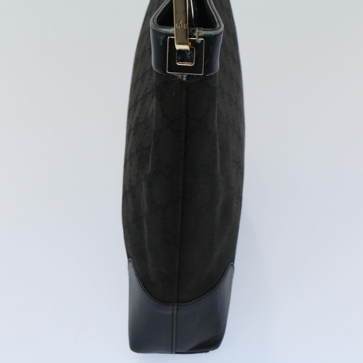 Luxury Gucci GG Canvas Shoulder Bag Leather Black 001 4231 2123  ep1880