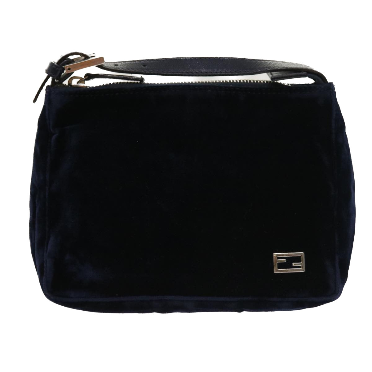 Luxury FendiHand Bag Velor Navy 2308 26580 089ep1889