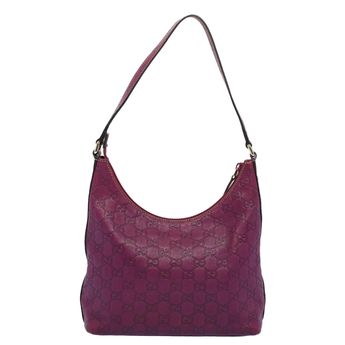 Luxury Gucci GG Canvas Guccissima Shoulder Bag Purple 257282  ep1894
