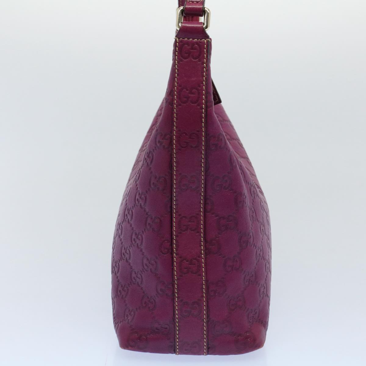 Luxury Gucci GG Canvas Guccissima Shoulder Bag Purple 257282  ep1894