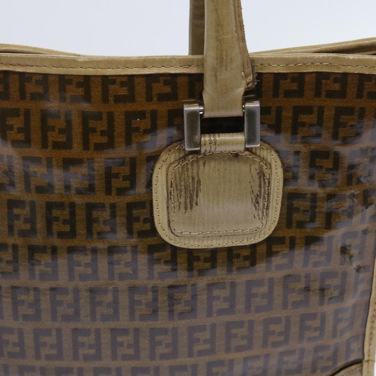 Luxury FendiZucchino Canvas Tote Bag Brownep1903