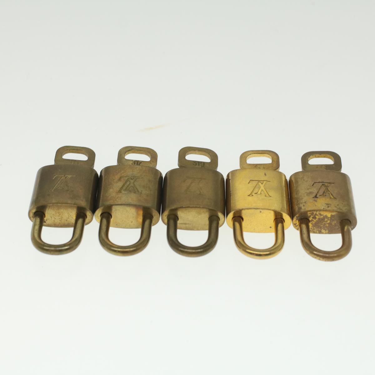 LOUIS VUITTON Padlock 10set Gold Tone LV ep1999