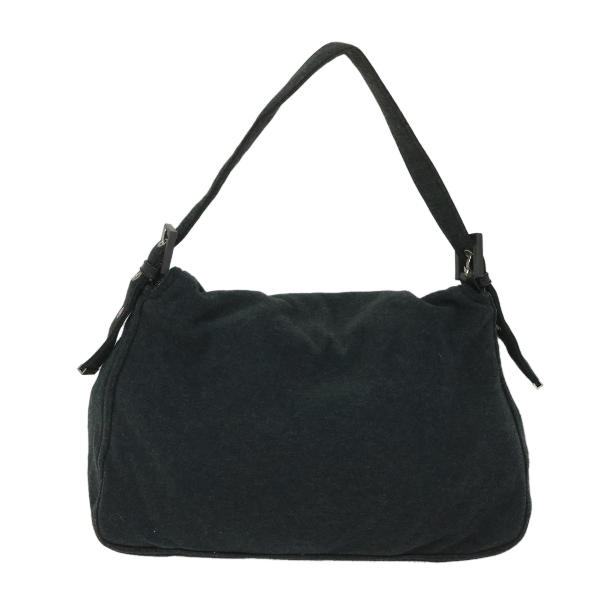 Luxury FendiMamma Baguette Shoulder Bag Cotton Gray 2305 26325 008ep2054