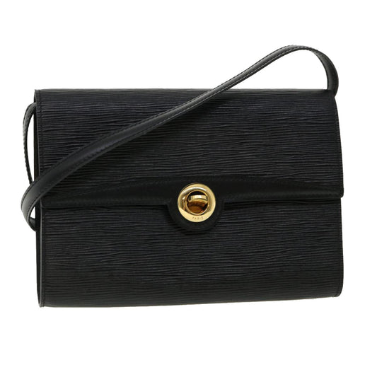 LOUIS VUITTON Epi Pochette Arche Shoulder Bag Black Noir M52572 LV ep225