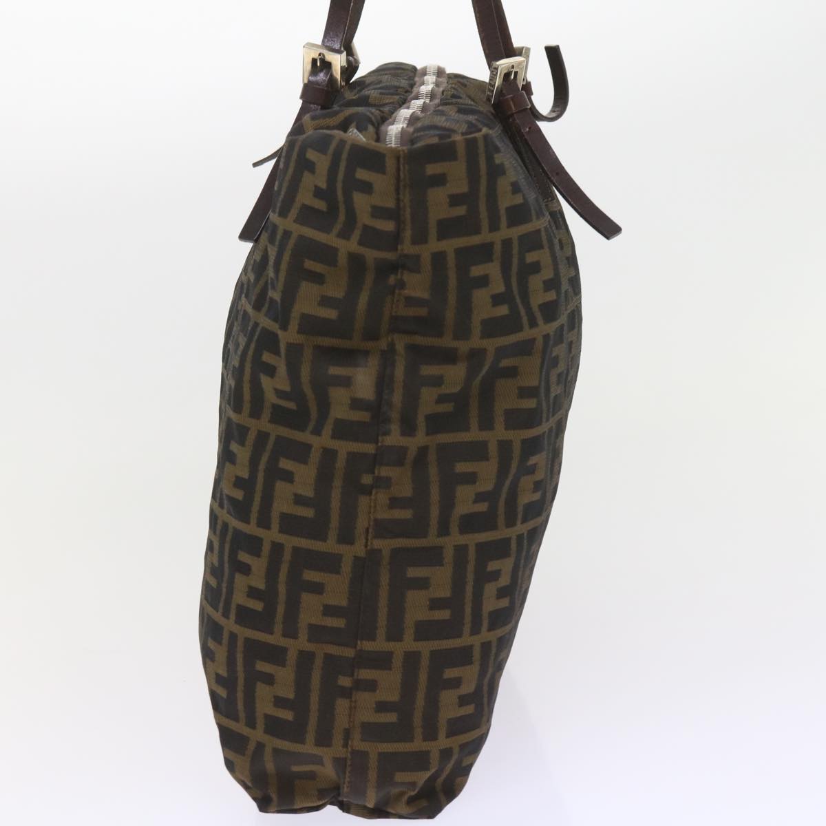 Luxury FendiZucca Canvas Tote Bag Black Brownep2349