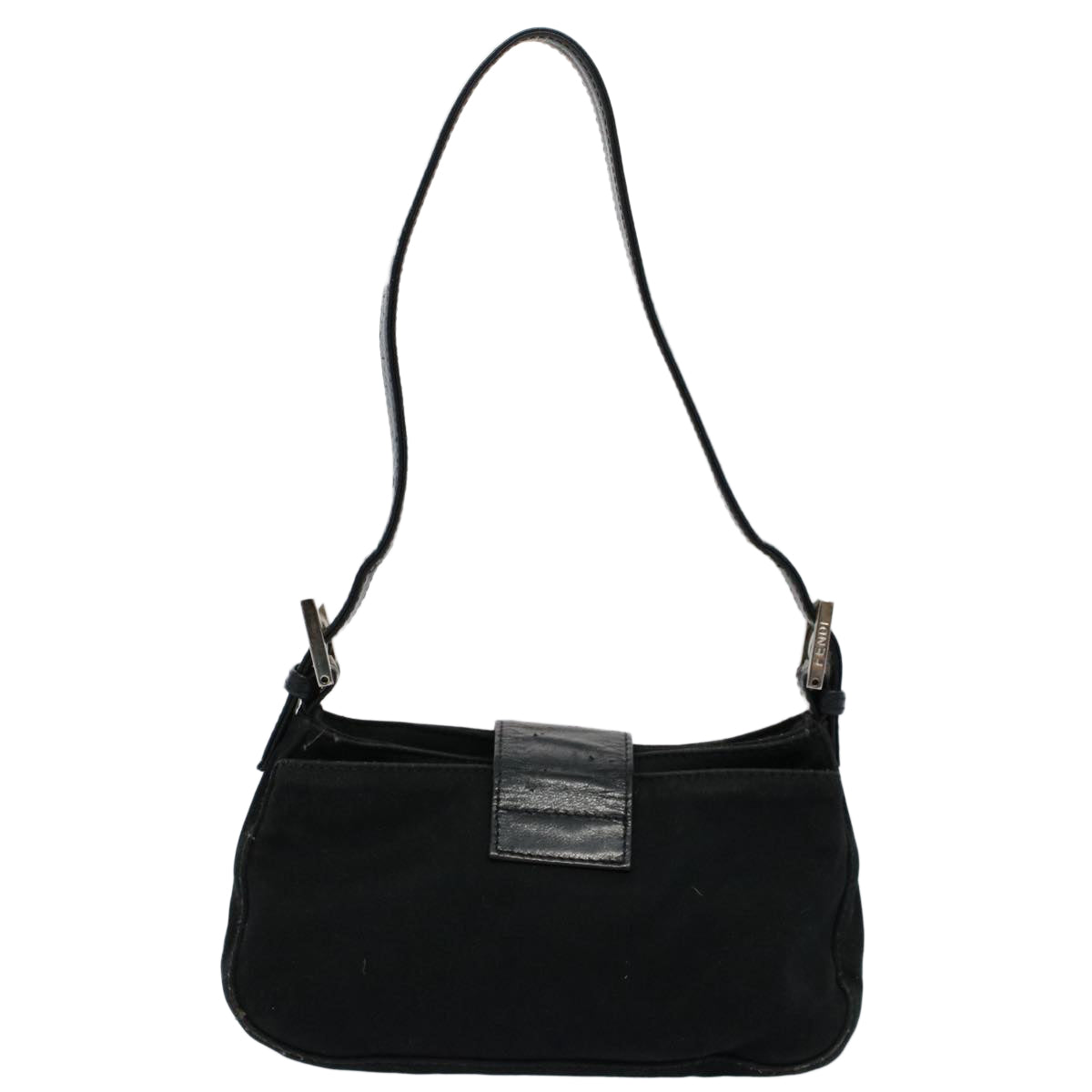 Luxury FendiMamma Baguette Shoulder Bag Nylon Black 2355 26723 009ep2357