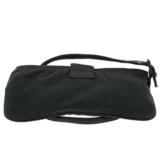 Luxury FendiMamma Baguette Shoulder Bag Cotton Gray 2354 26685 099ep2430