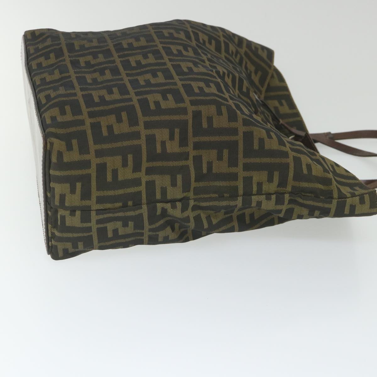 Luxury FendiZucca Canvas Tote Bag Black Brownep2432