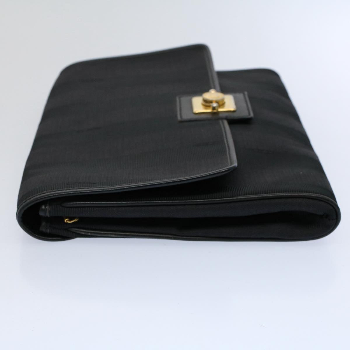 Luxury FendiPecan Canvas Clutch Bag Black Brownep2439