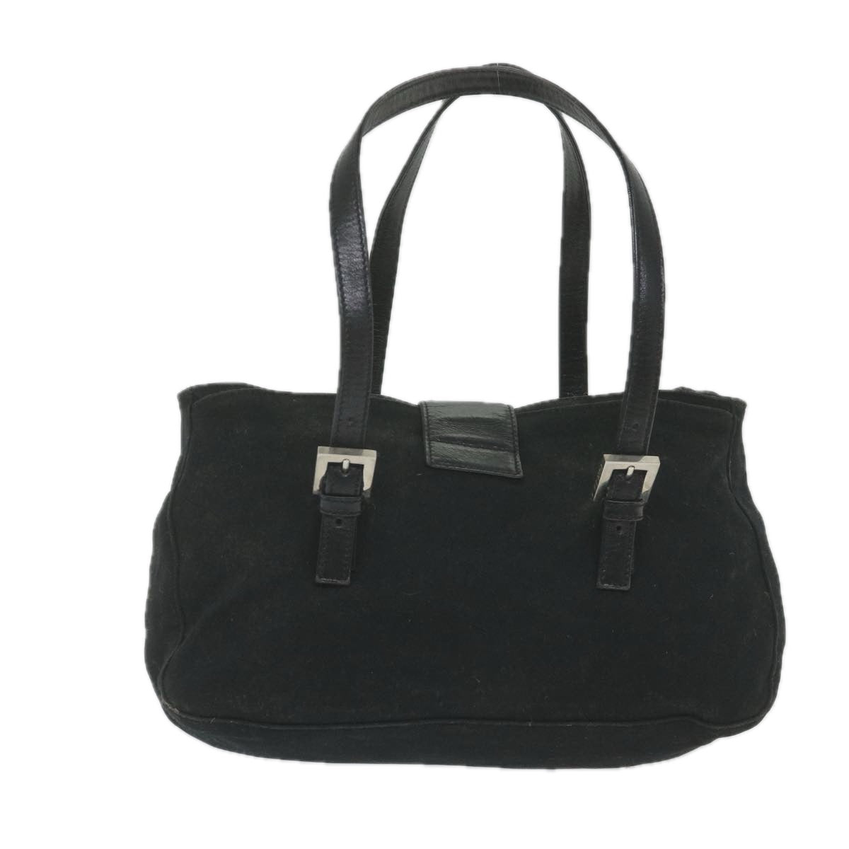 Luxury FendiMamma Baguette Shoulder Bag Nylon Blackep2451