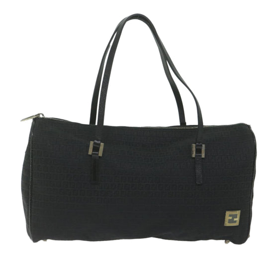 Luxury FendiZucchino Canvas Hand Bag Blackep2594