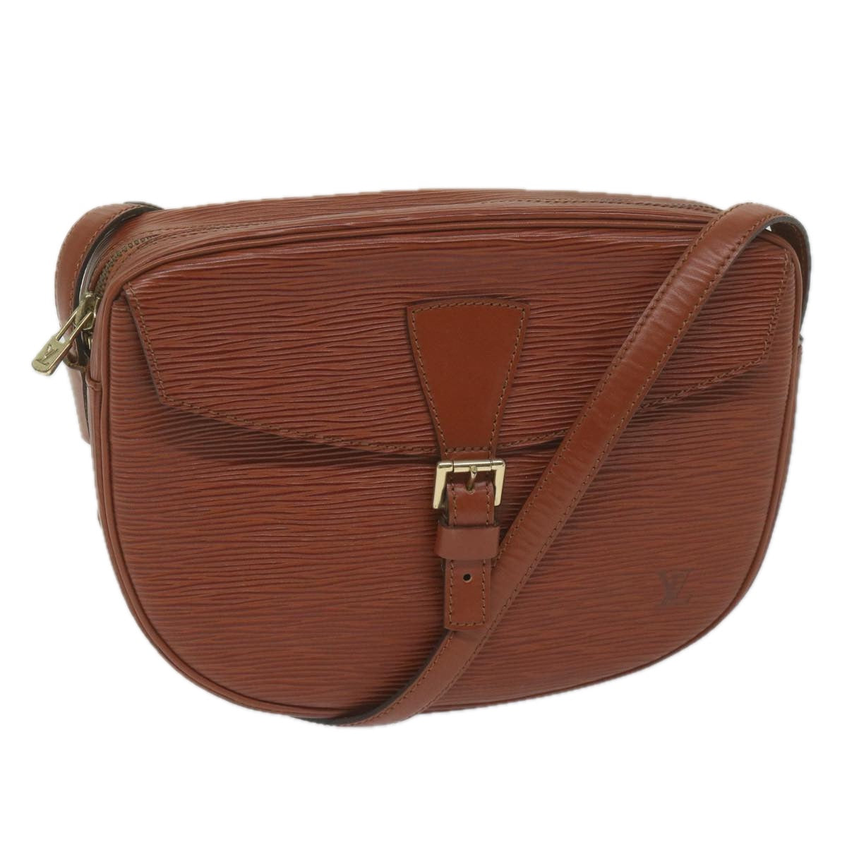 LOUIS VUITTON Epi Jeune Fille MM Shoulder Bag Brown M52153 LV ep2697