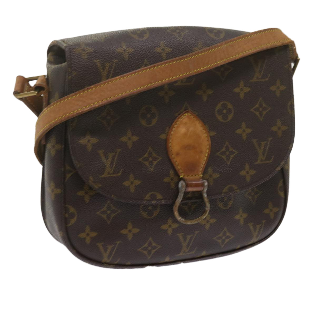LOUIS VUITTON Monogram Saint Cloud GM Shoulder Bag M51242 LV ep2716