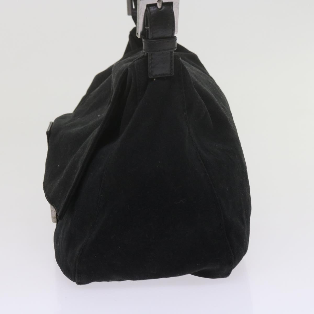 Luxury FendiMamma Baguette Shoulder Bag Nylon Black 2305 26325 079ep2730