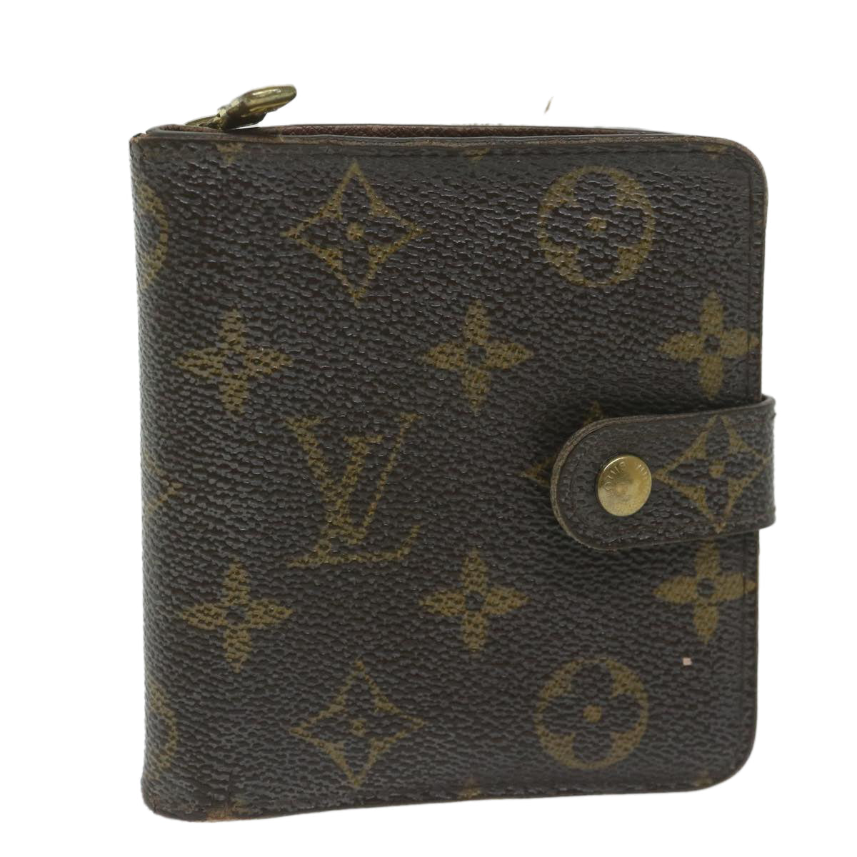 LOUIS VUITTON Monogram Compact Zip Wallet M61667 LV ep2752