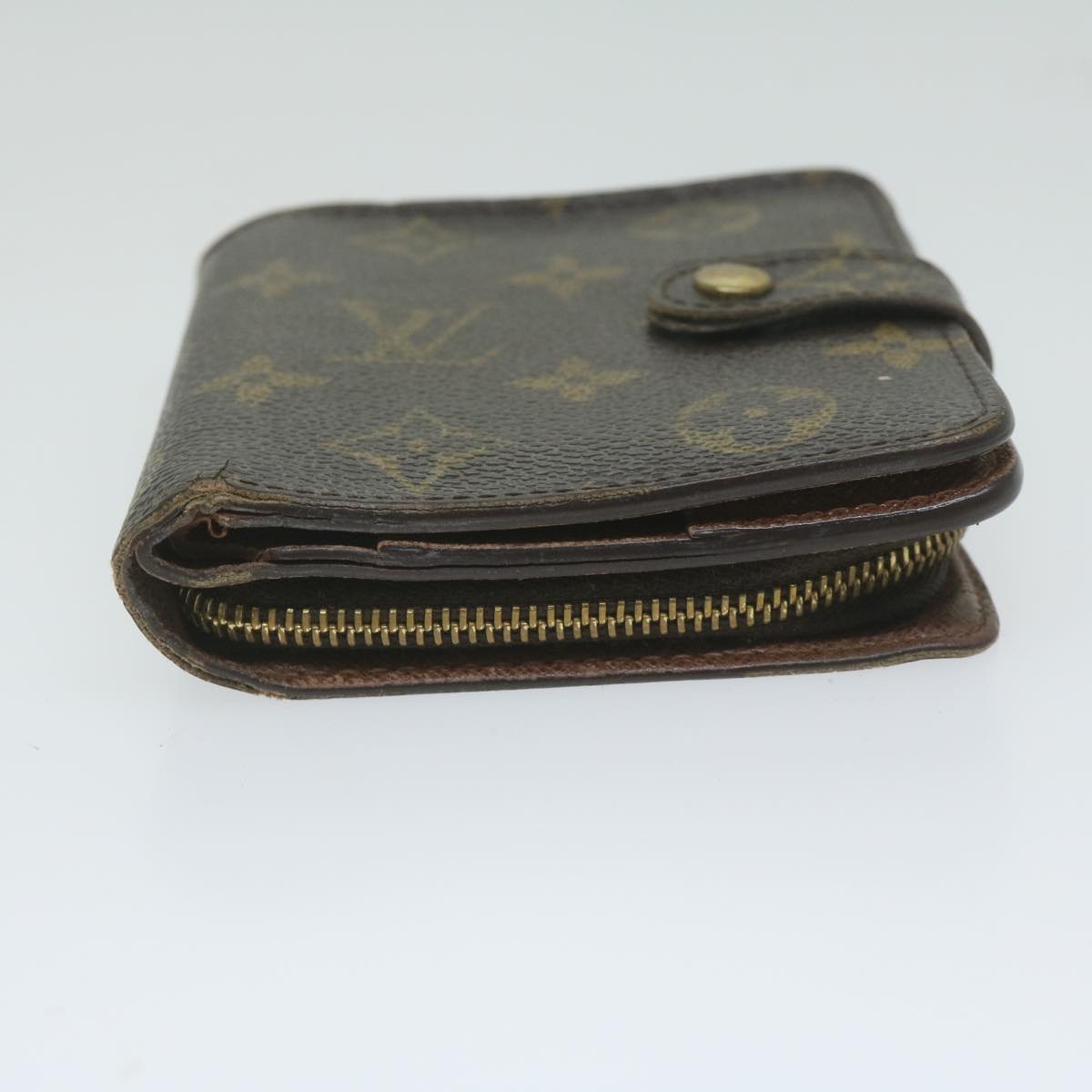 LOUIS VUITTON Monogram Compact Zip Wallet M61667 LV ep2752