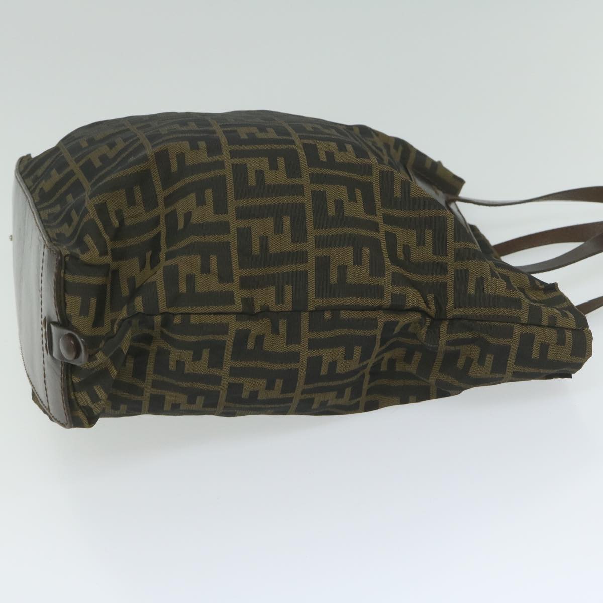 Luxury FendiZucca Canvas Tote Bag Black Brownep2809