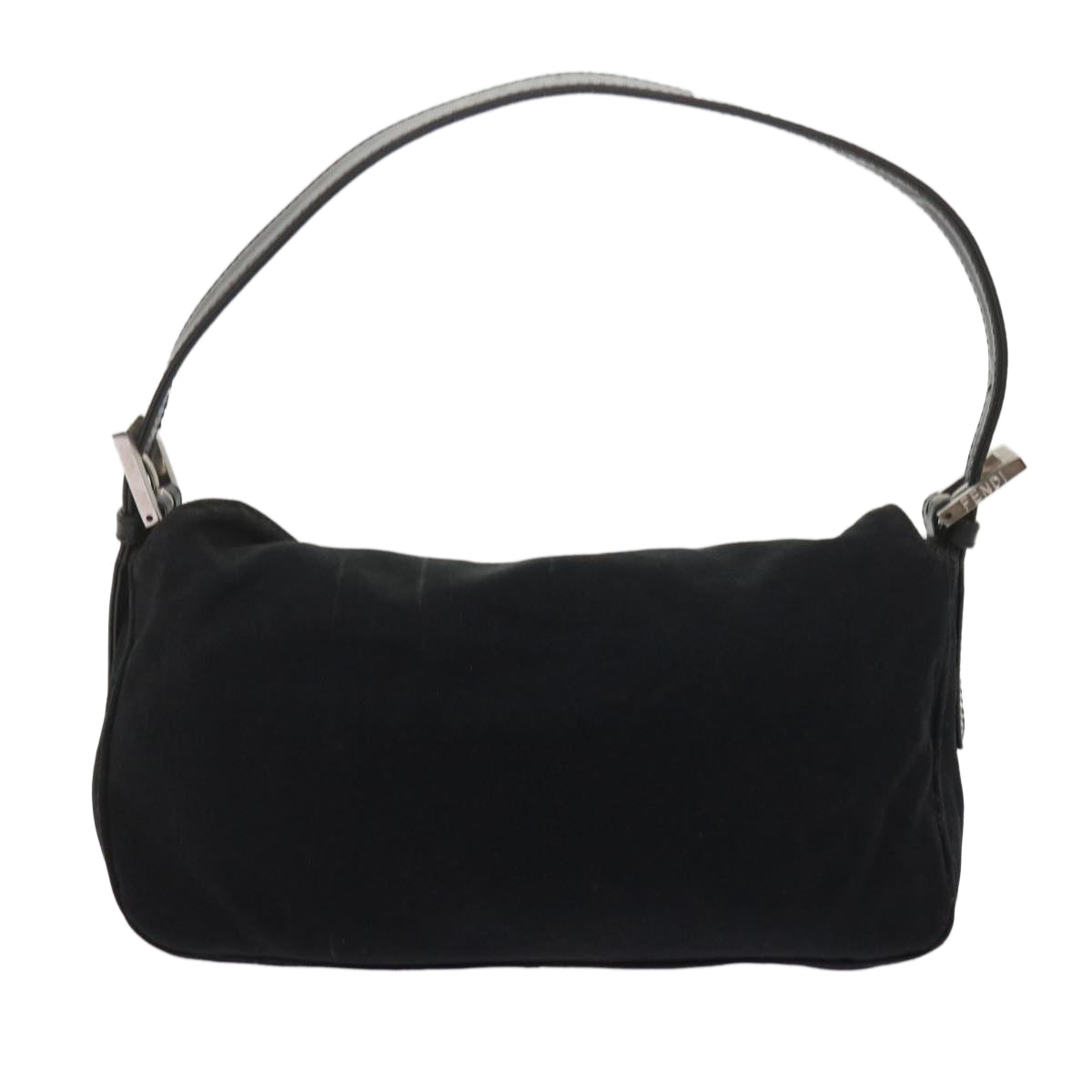 Luxury FendiMamma Baguette Shoulder Bag Nylon Black 2348 26725 018ep2835