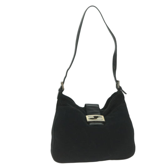 Luxury FendiMamma Baguette Shoulder Bag Nylon Black 2305 26727 009ep2869