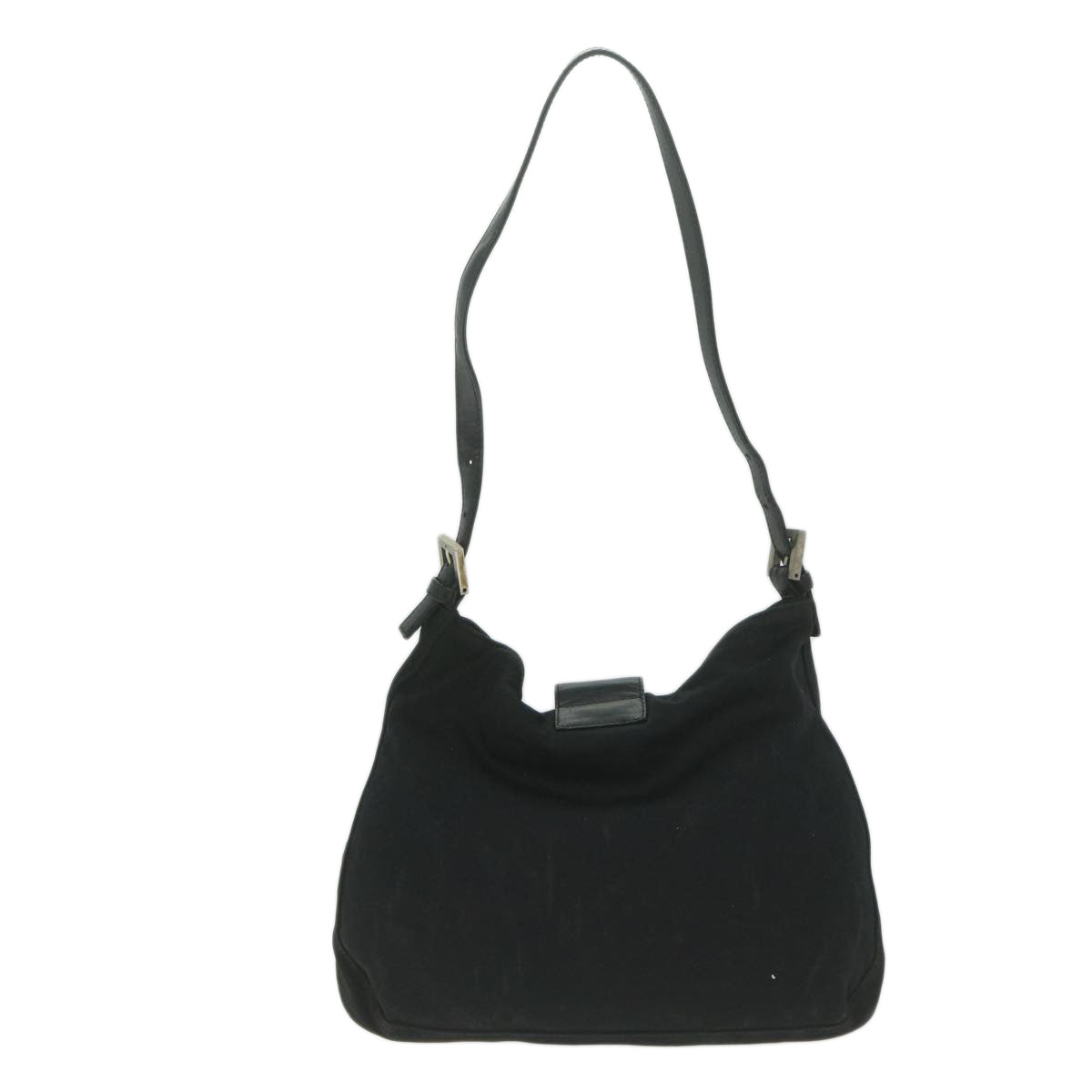 Luxury FendiMamma Baguette Shoulder Bag Nylon Black 2305 26727 009ep2869