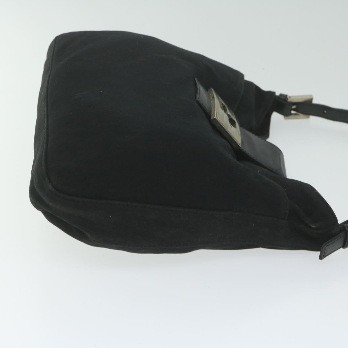 Luxury FendiMamma Baguette Shoulder Bag Nylon Black 2305 26727 009ep2869