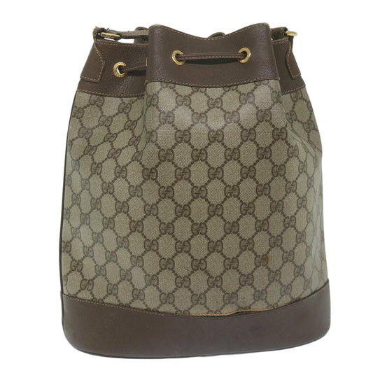 GUCCI GG Supreme Web Sherry Line Shoulder Bag Beige Red 164 02 085  ep2875