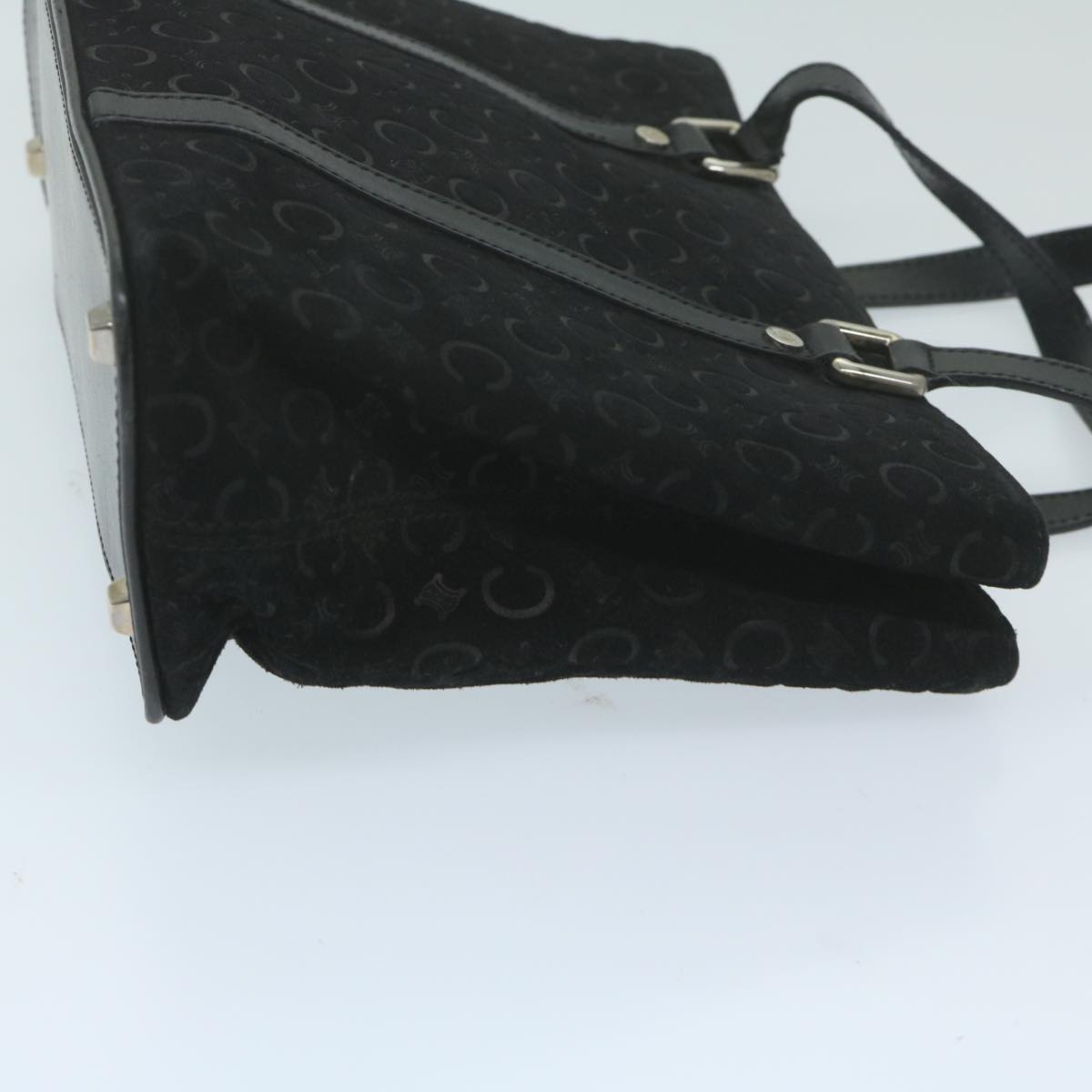 Luxury CELINE C Macadam Canvas Hand Bag Black  ep2899