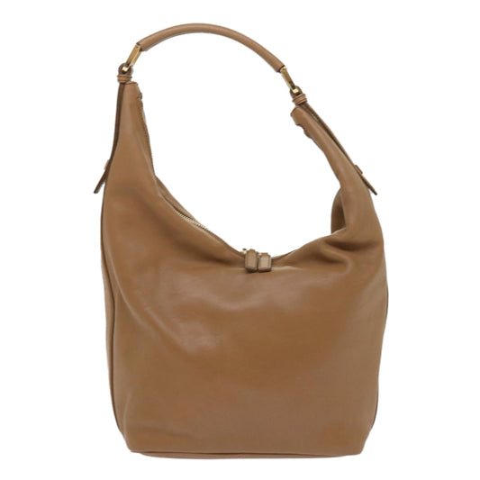 GUCCI Shoulder Bag Leather Beige  ep2958