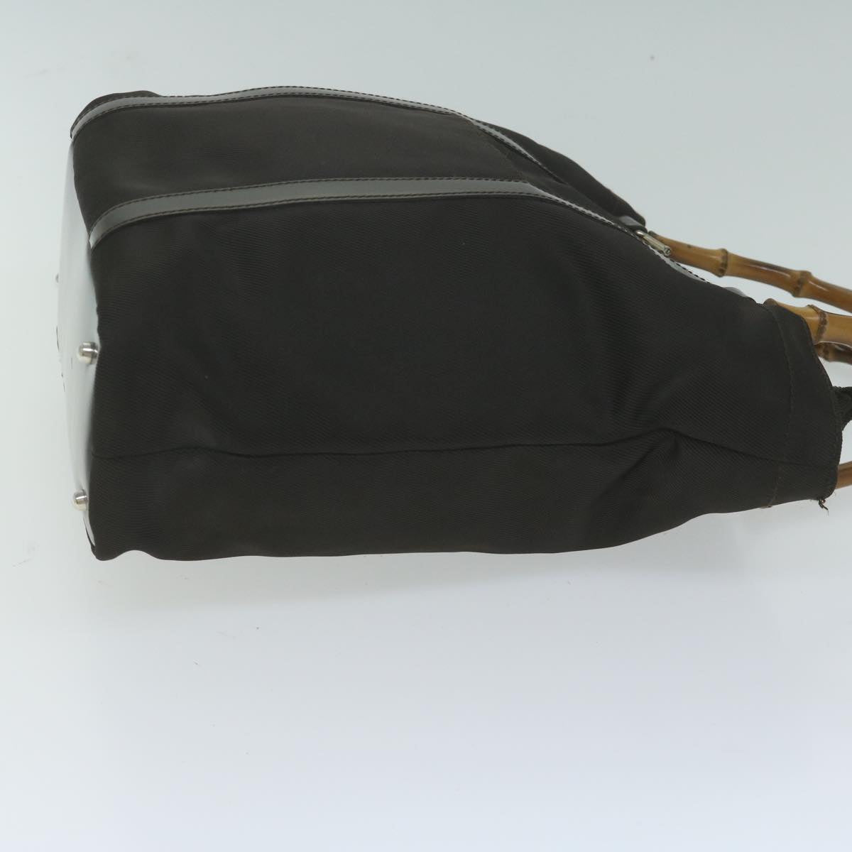 GUCCI Bamboo Hand Bag Nylon Brown 000 3754 0508  ep2964