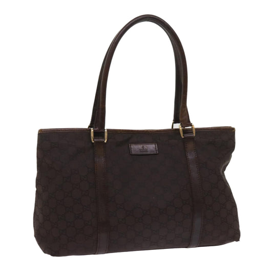 GUCCI GG Canvas Tote Bag Brown 257302  ep2965