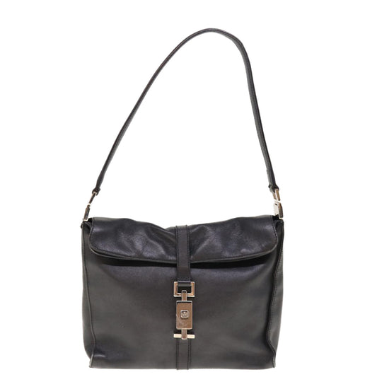 GUCCI Jackie Shoulder Bag Leather Black 001 3734  ep2978