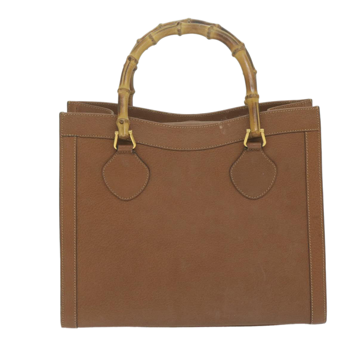 GUCCI Bamboo Hand Bag Leather Brown 002 123 0260  ep2994