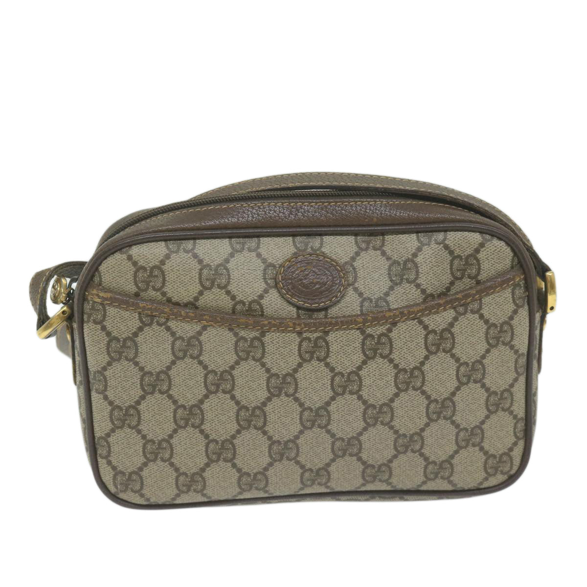 GUCCI GG Supreme Shoulder Bag PVC Beige 007 56 0095  ep3002